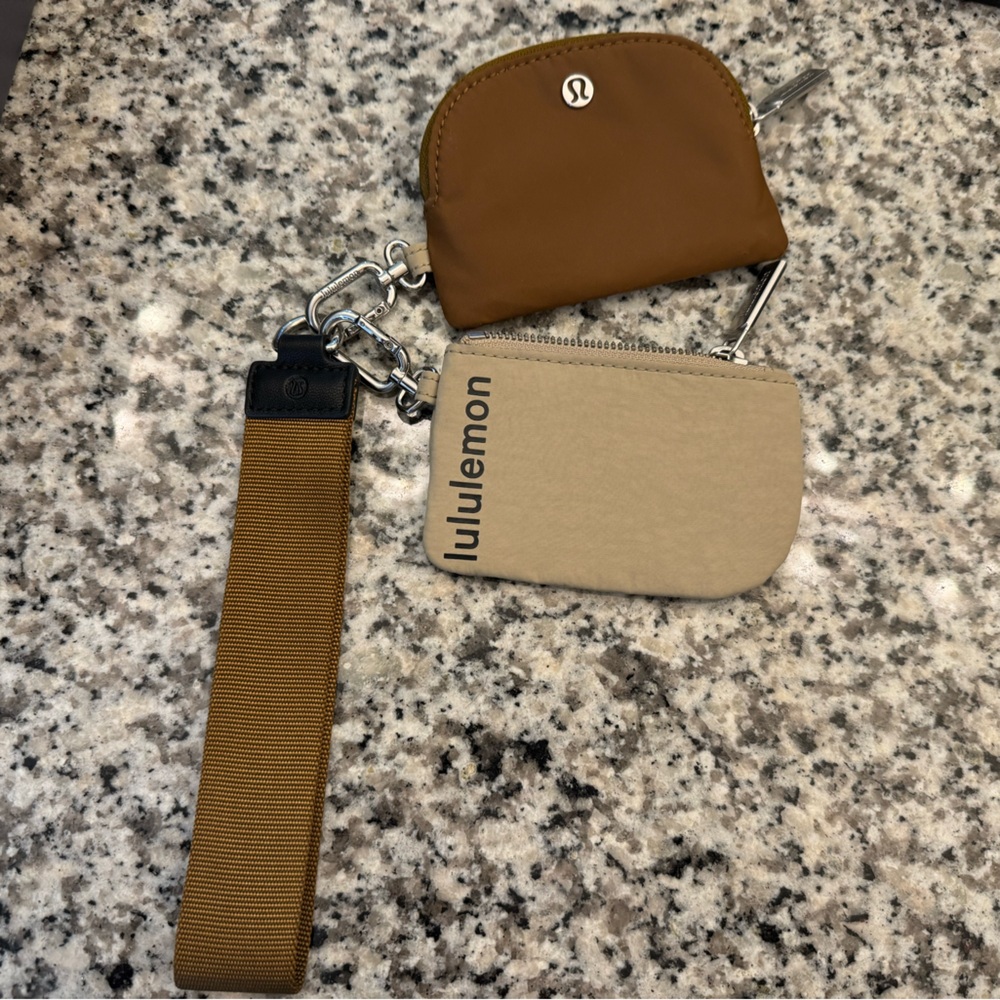Lululemon dual wristlet